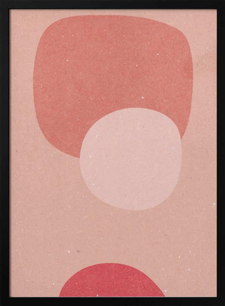 Poster - Abstraction 2 dark wood poster frame