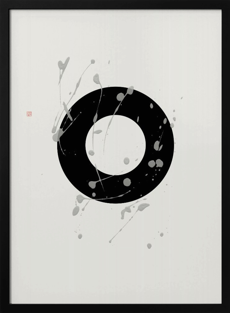 Affiche - New Life cadre de poster en bois foncé