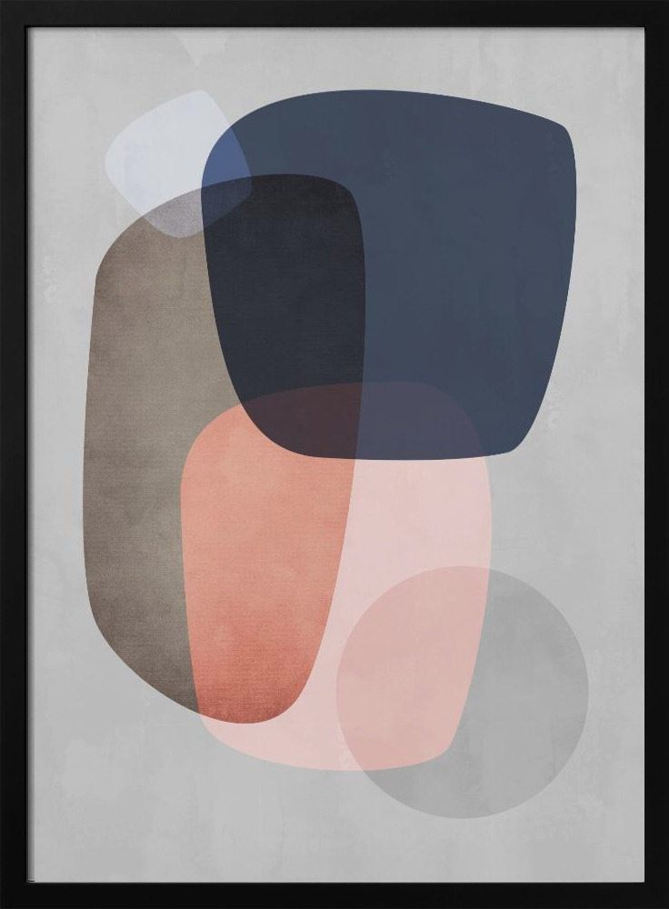 Poster - Graphic 189C posterframe van donker hout