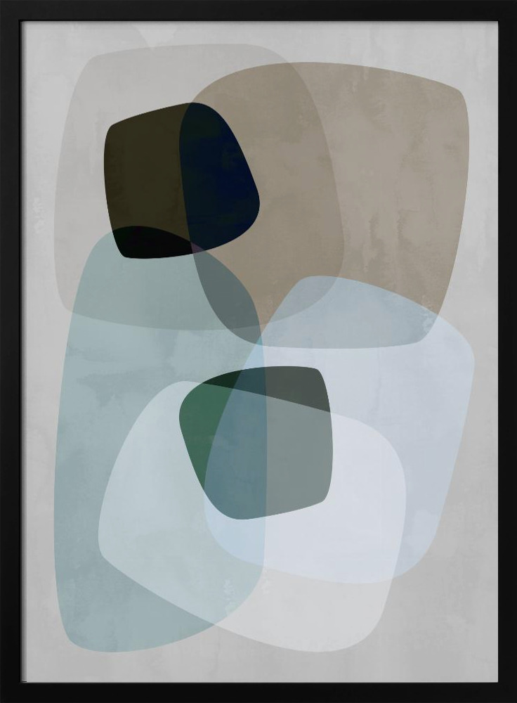 Poster - Graphic 194X posterframe van donker hout