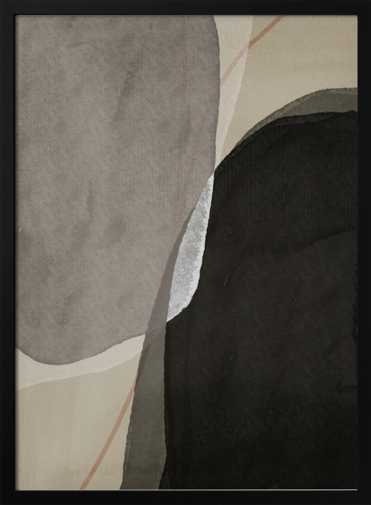 Poster - Graphic 230 dark wood poster frame