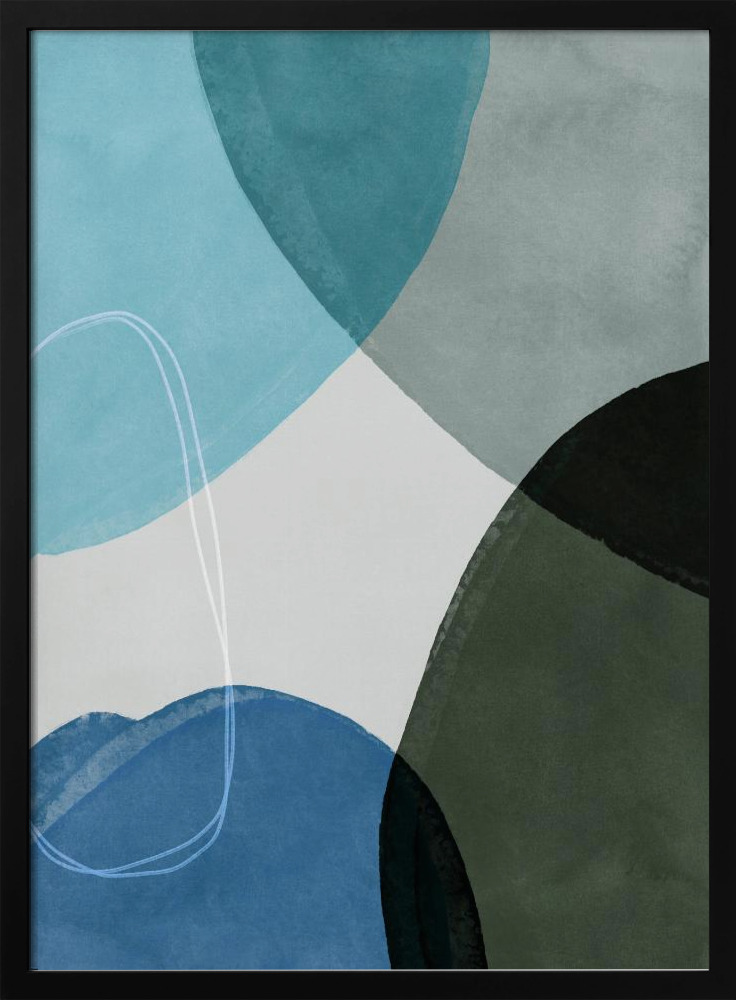 Poster - Graphic 237X posterframe van donker hout
