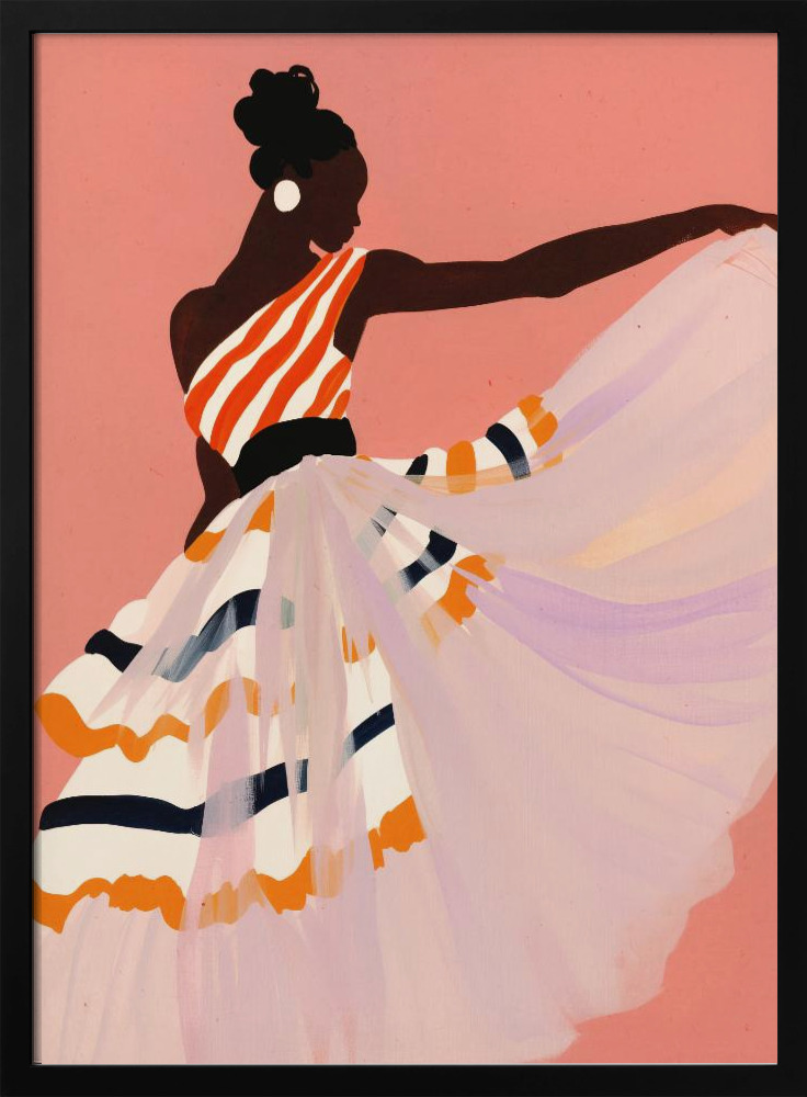 Poster - Dancingamitano1 dark wood poster frame