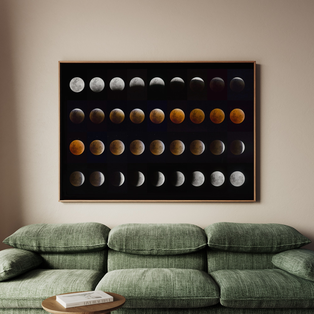 Canvastavla Lunar Eclipse - Tavla - 100x70