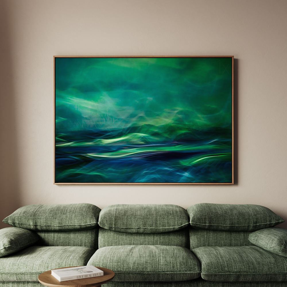 Canvastavla Northern lights - Tavla - 70x50