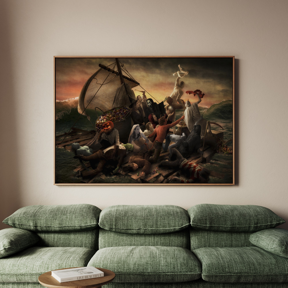 Canvastavla The Raft of Halloween - Tavla - 100x70
