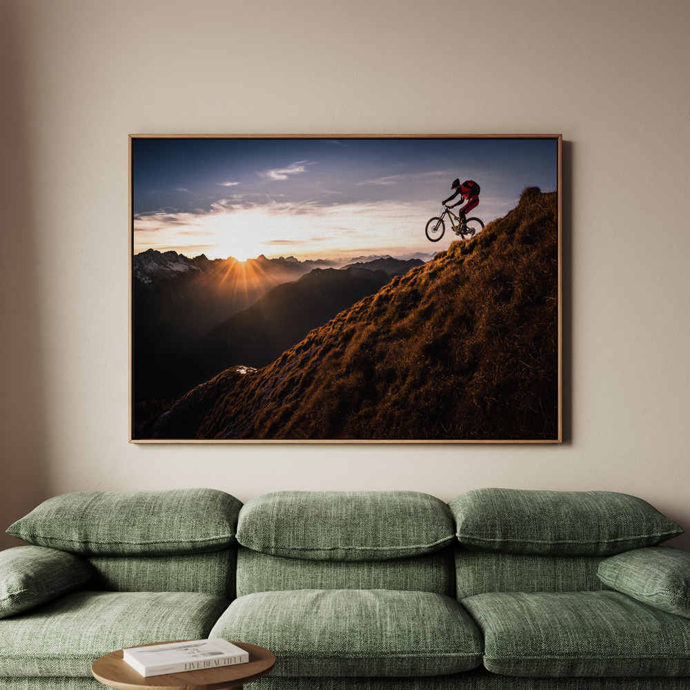Canvastavla Live the adventure - Tavla - 150x100