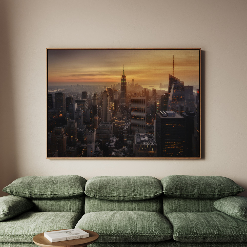 Canvastavla Manhattan's light - Tavla - 150x100