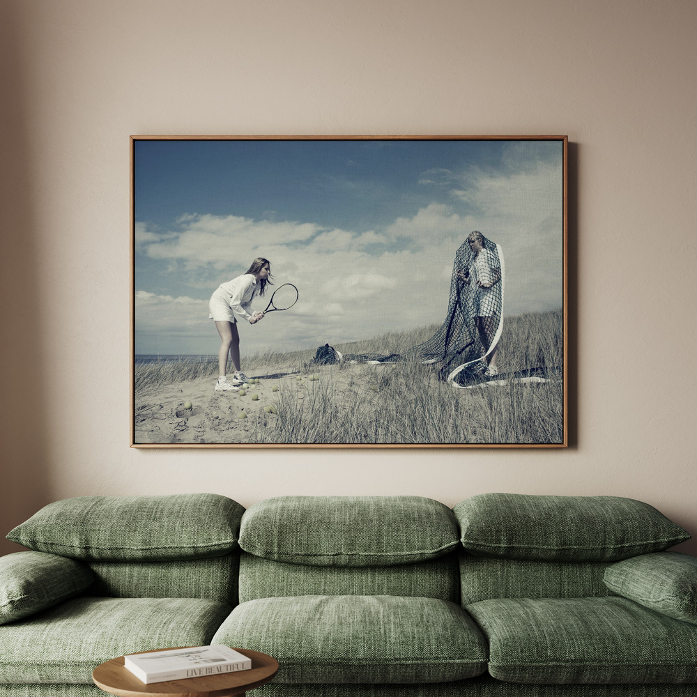 Canvastavla -Game, set and match- - Tavla - 150x100