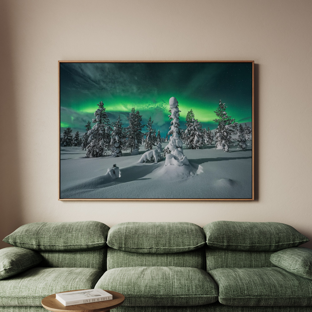 Canvastavla polar night - Tavla - 70x50