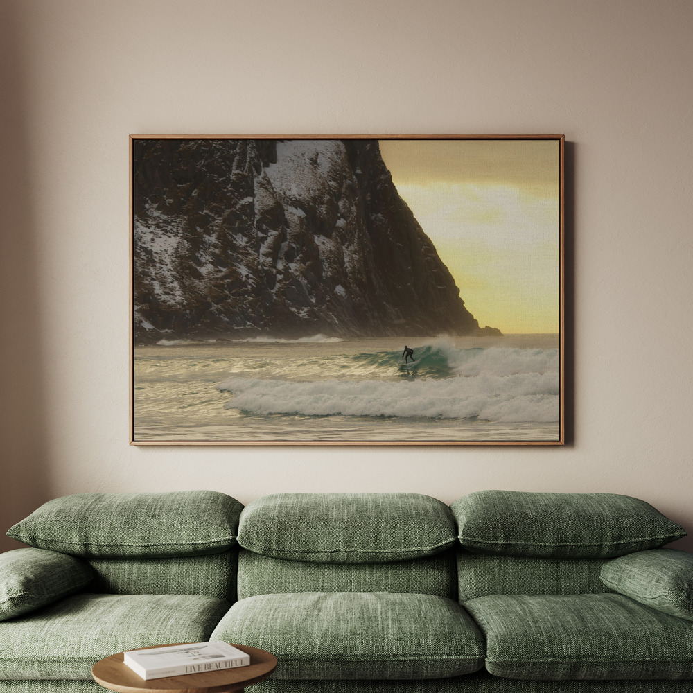 Canvastavla Only the ocean - Tavla - 150x100