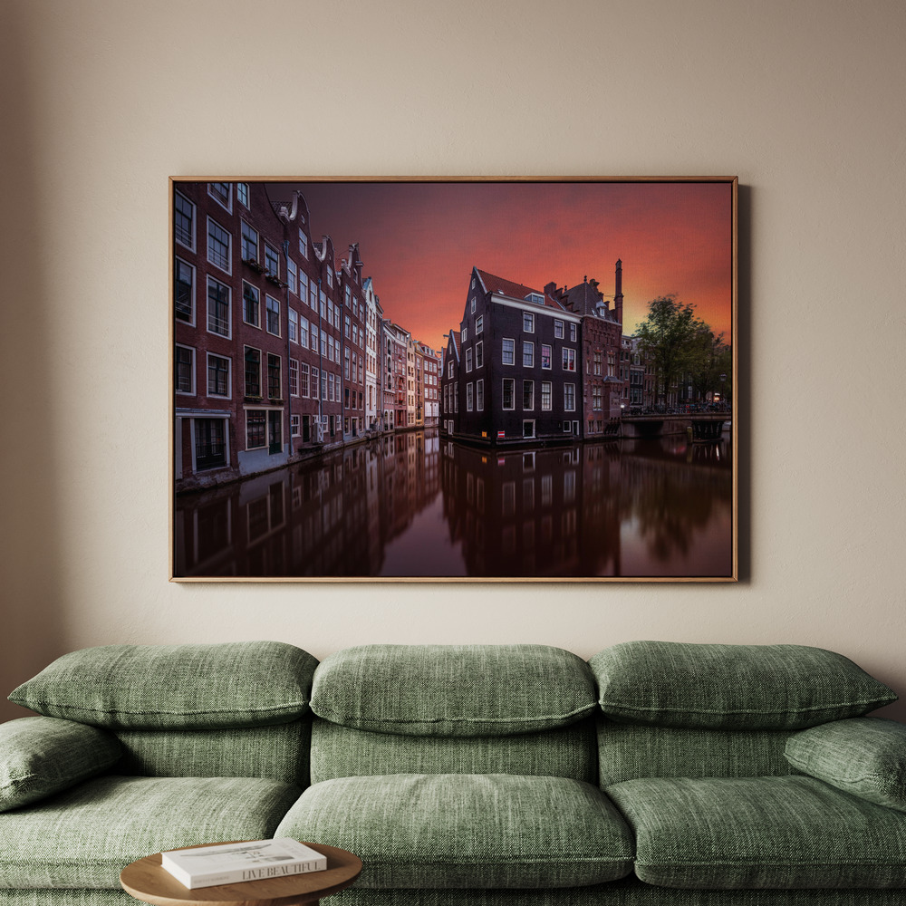 Canvastavla Amsterdam Dawn - Tavla - 100x70