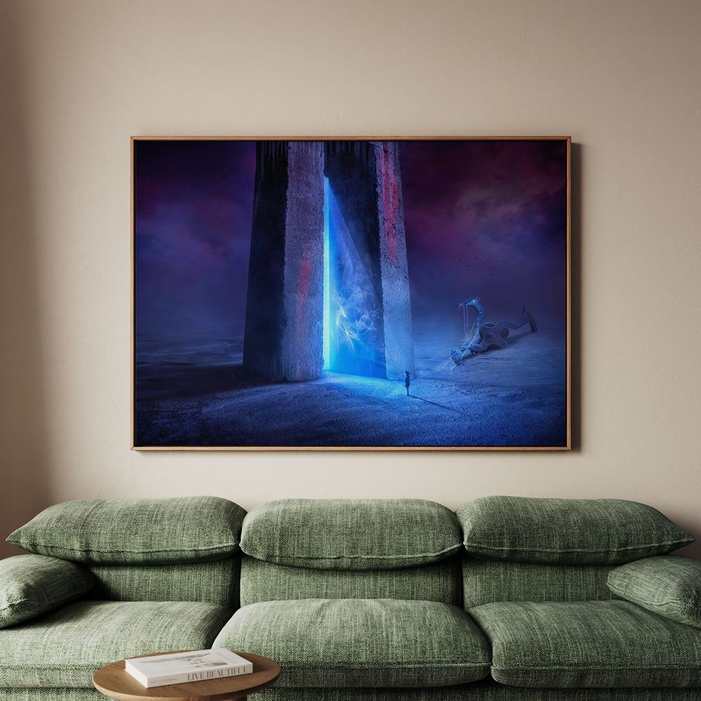 Canvastavla Time Gate - Tavla - 100x70