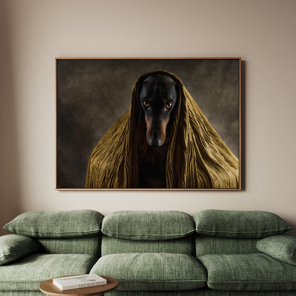 Canvastavla Golden Eyes - Tavla - 150x100