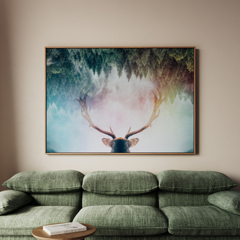 Canvastavla Antler - Tavla - 100x70