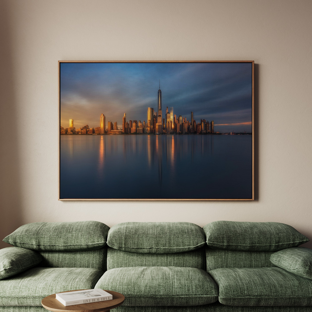 Canvastavla Blue - Tavla - 100x70