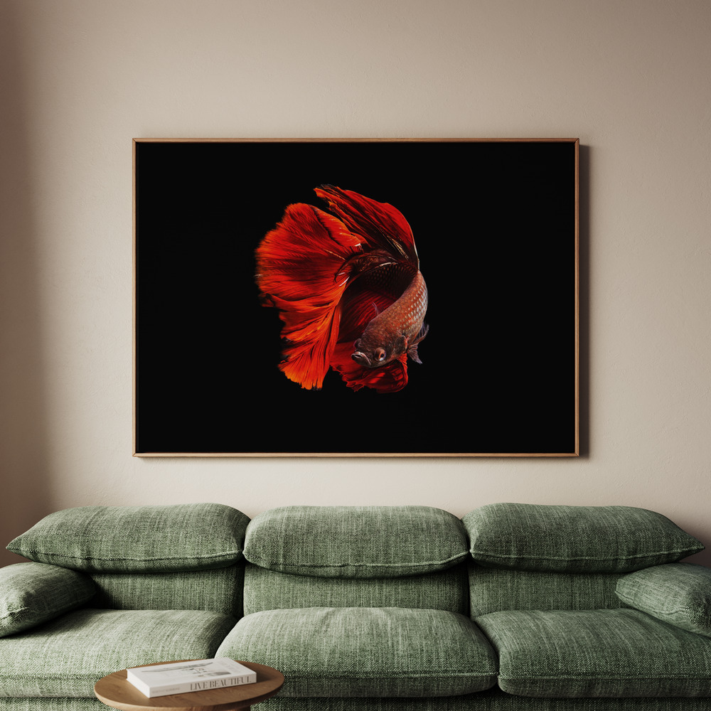 Canvastavla The Red - Tavla - 100x70