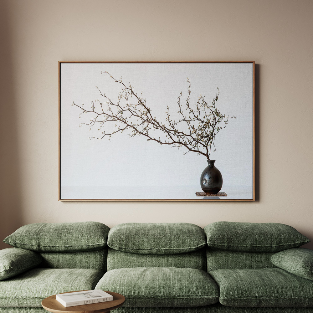 Canvastavla Vase And Branch - Tavla - 100x70