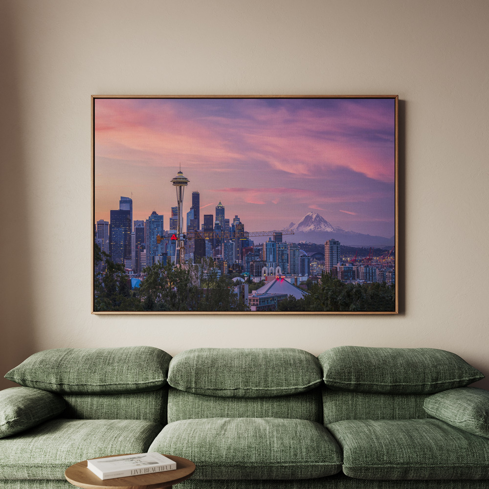 Canvastavla Good Morning, Seattle! - Tavla - 150x100