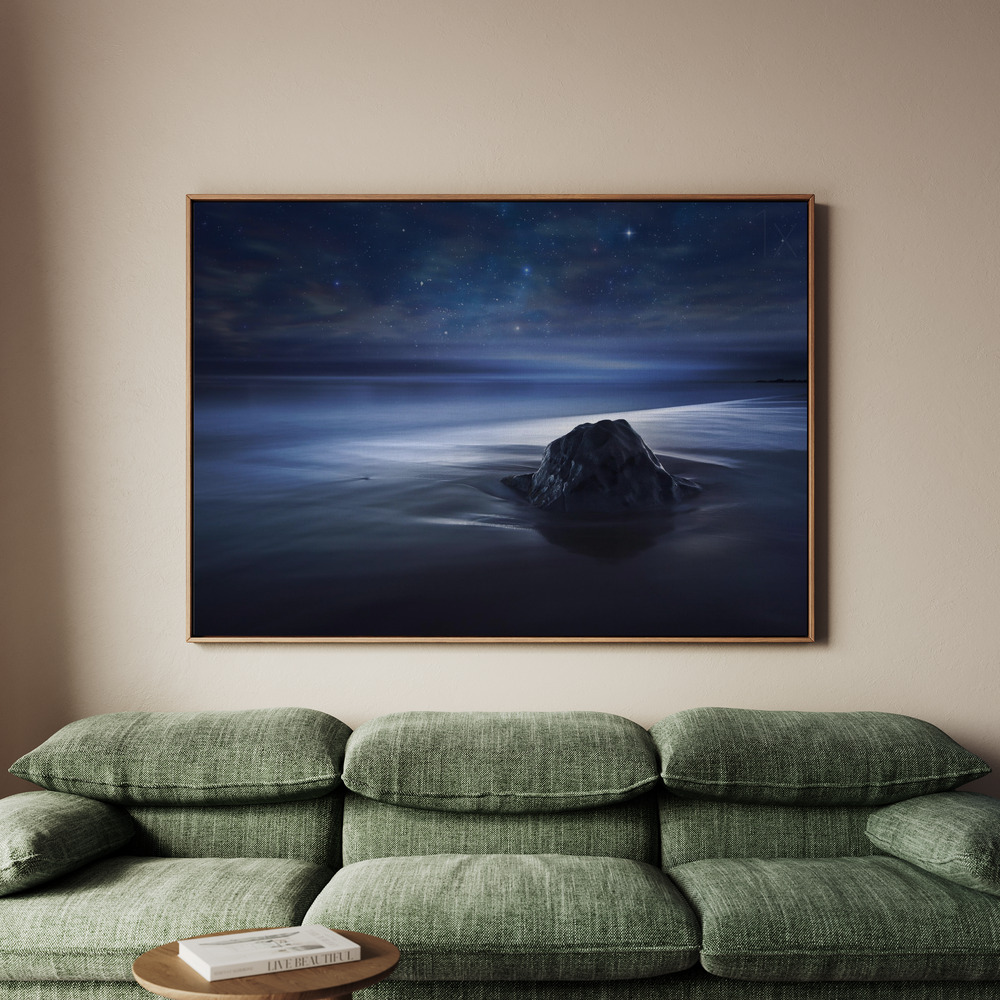 Canvastavla Blue velvet - Tavla - 100x70