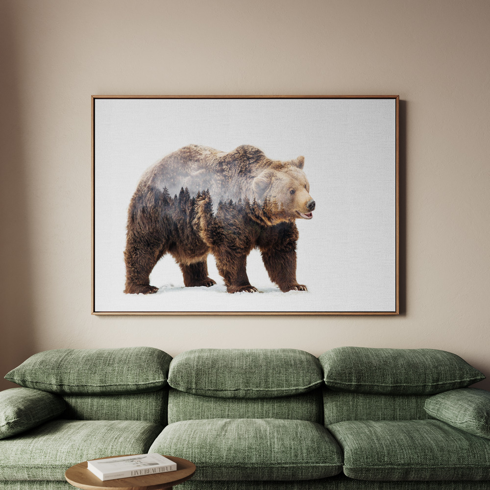 Canvastavla Bear - Tavla - 100x70