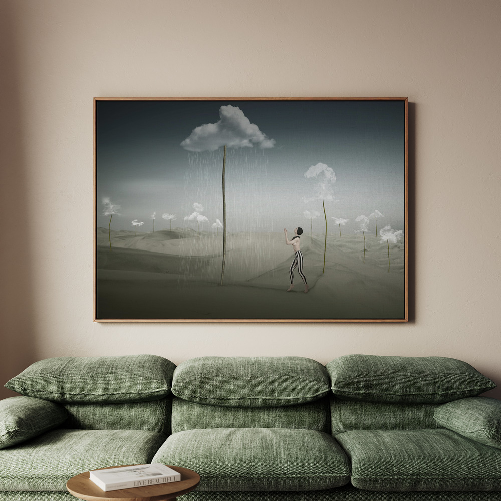 Canvastavla Cloud-Farm - Tavla - 70x50