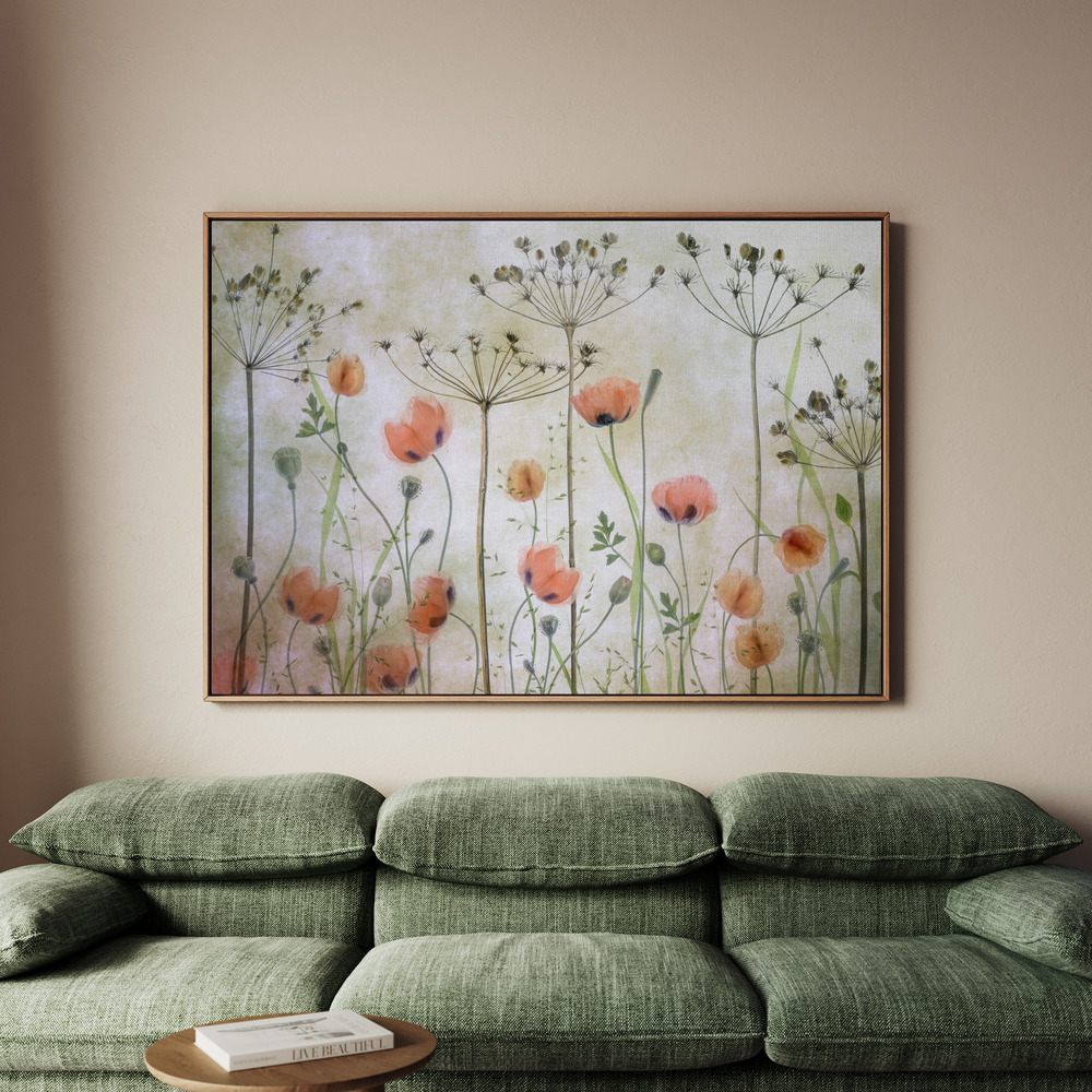 Canvastavla Poppy Meadow - Tavla - 70x50