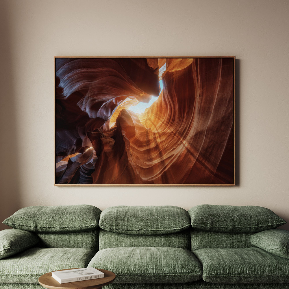 Canvastavla Antelope Hole. - Tavla - 100x70