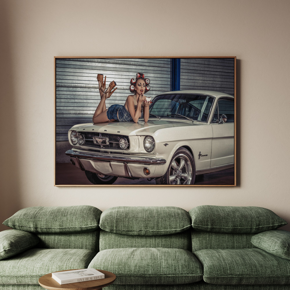 Canvastavla Baby you can drive my Car ..... - Tavla - 100x70
