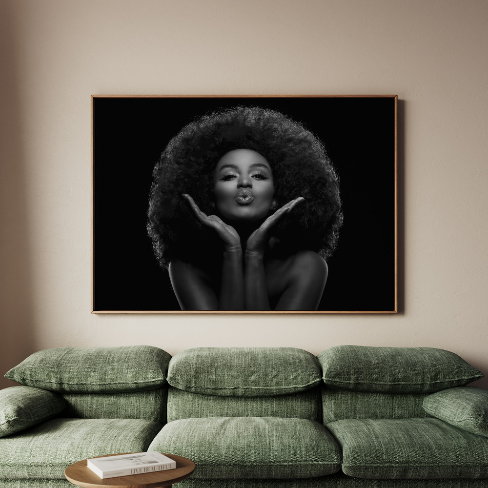 Canvastavla Kiss me - Tavla - 100x70