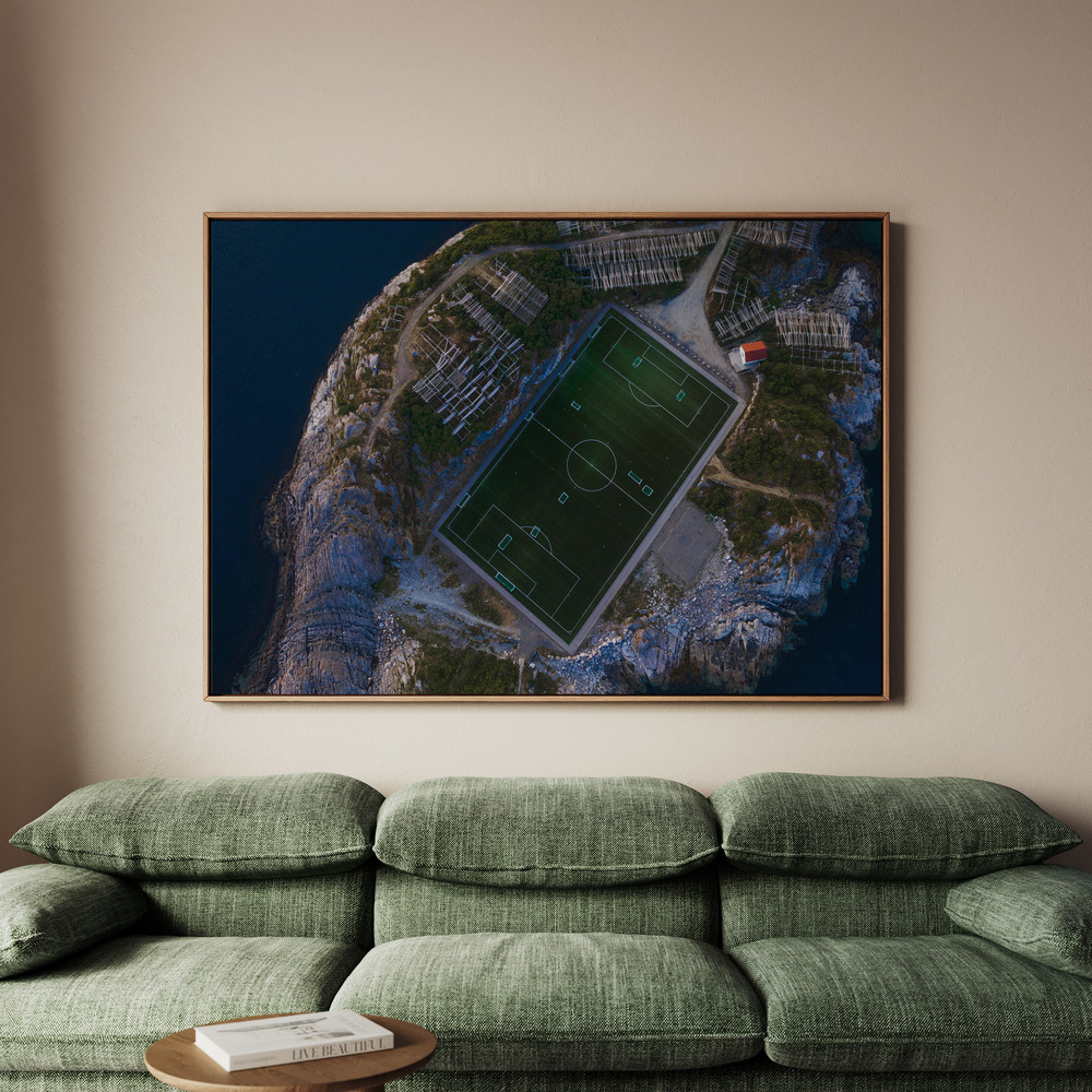Canvastavla The furthest football field - Tavla - 150x100