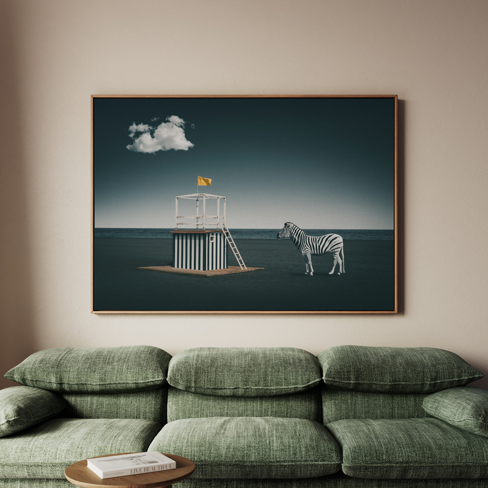 Canvastavla Zebra style - Tavla - 100x70