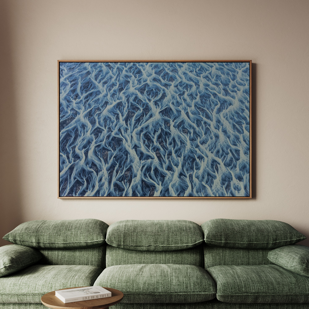 Canvastavla #1 Veins of the Earth - Tavla - 100x70