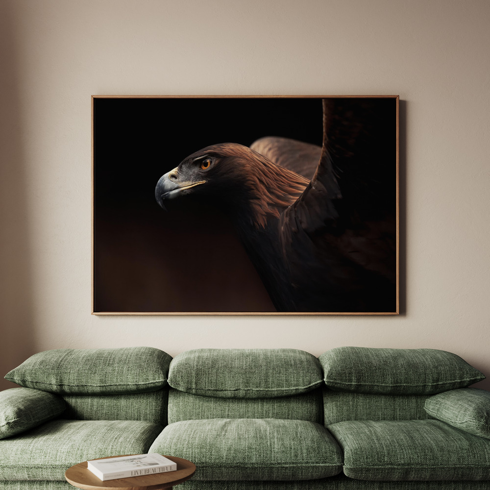 Canvastavla Golden Eagle portrait - Tavla - 150x100
