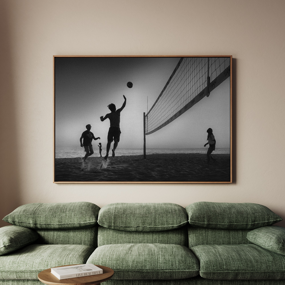 Canvastavla Beach volleyball - Tavla - 150x100