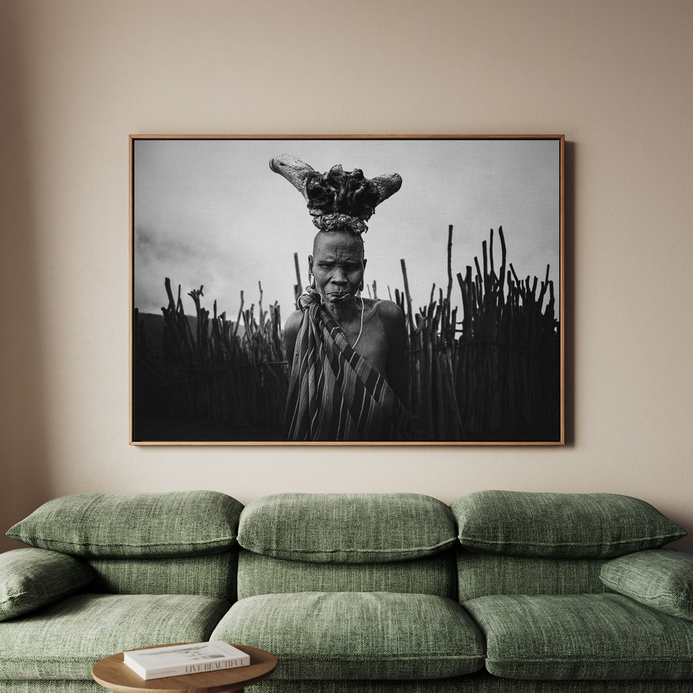 Canvastavla Mursi Baba - Tavla - 100x70