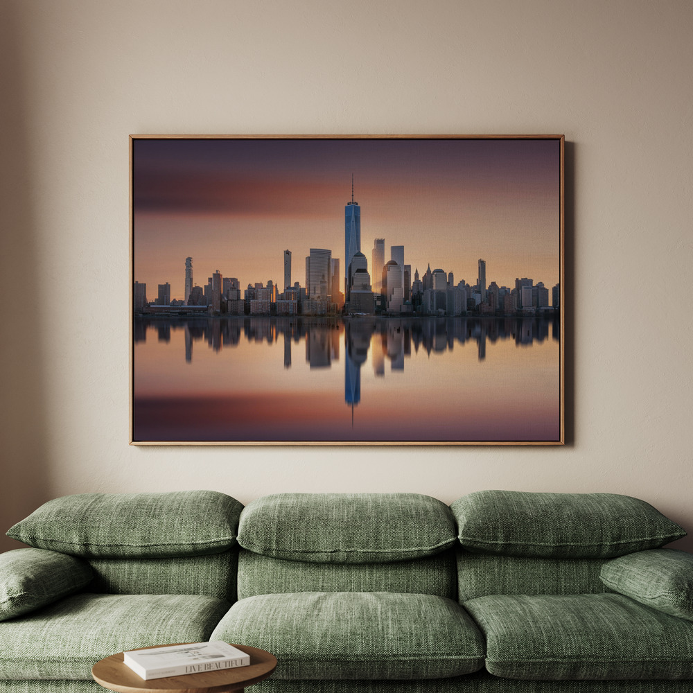 Canvastavla Unforgettable sunrise - Tavla - 100x70