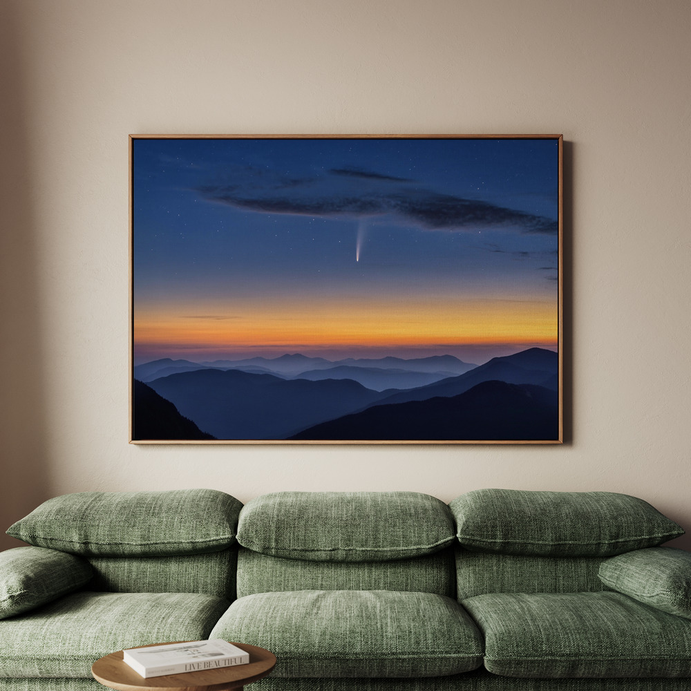 Canvastavla Comet NEOWISE - Tavla - 70x50