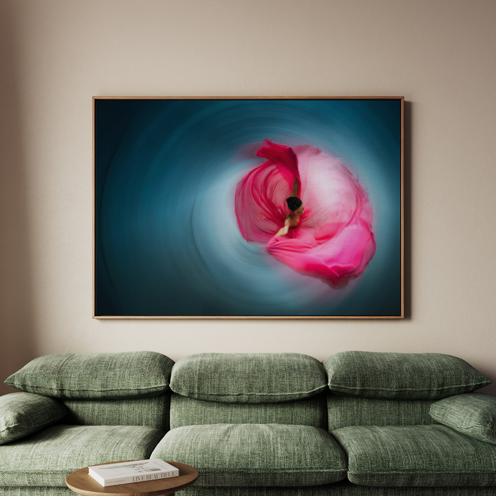 Canvastavla Pink ballerina - Tavla - 70x50