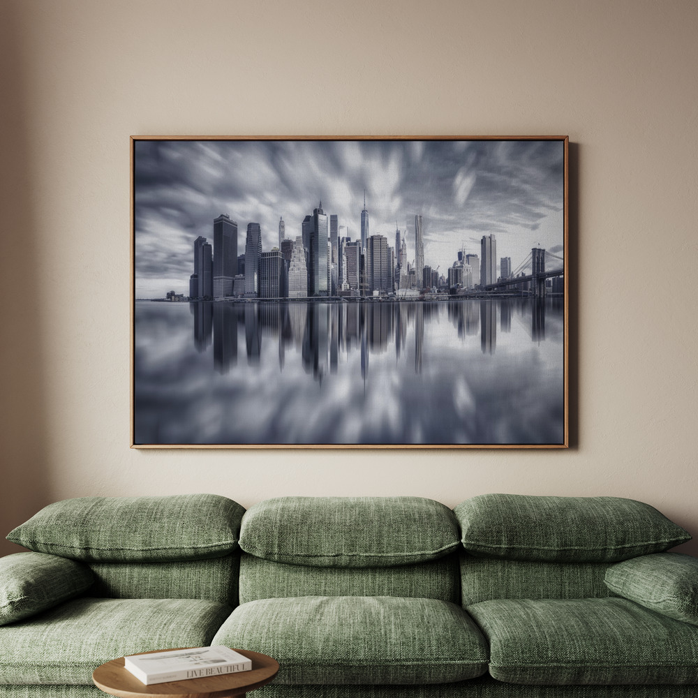 Canvastavla Manhattan Reflection - Tavla - 100x70