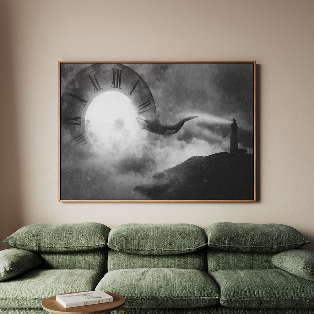 Canvastavla Time Zone - Tavla - 100x70