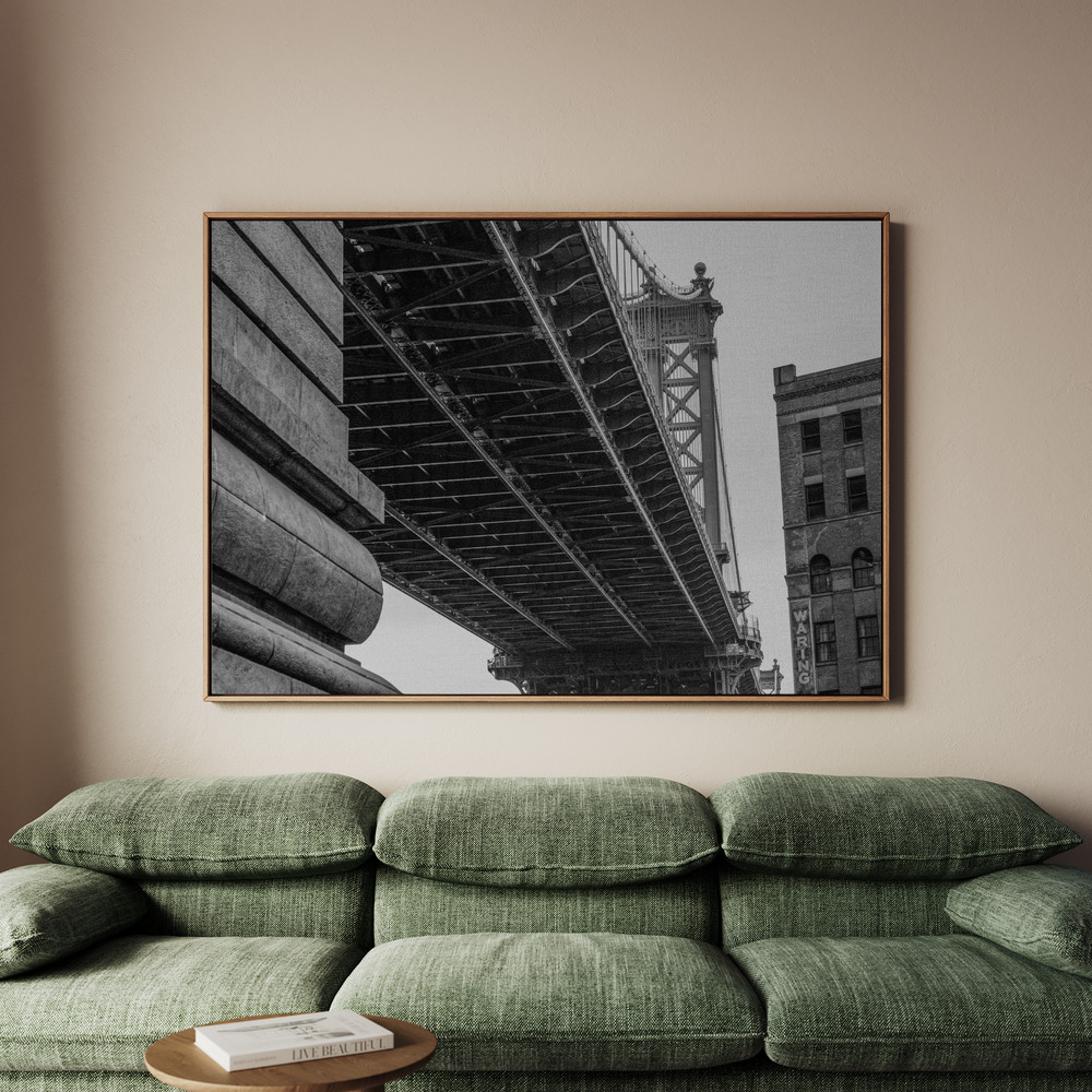 Canvastavla Manhattan Bridge - Brooklyn New York - Tavla - 100x70