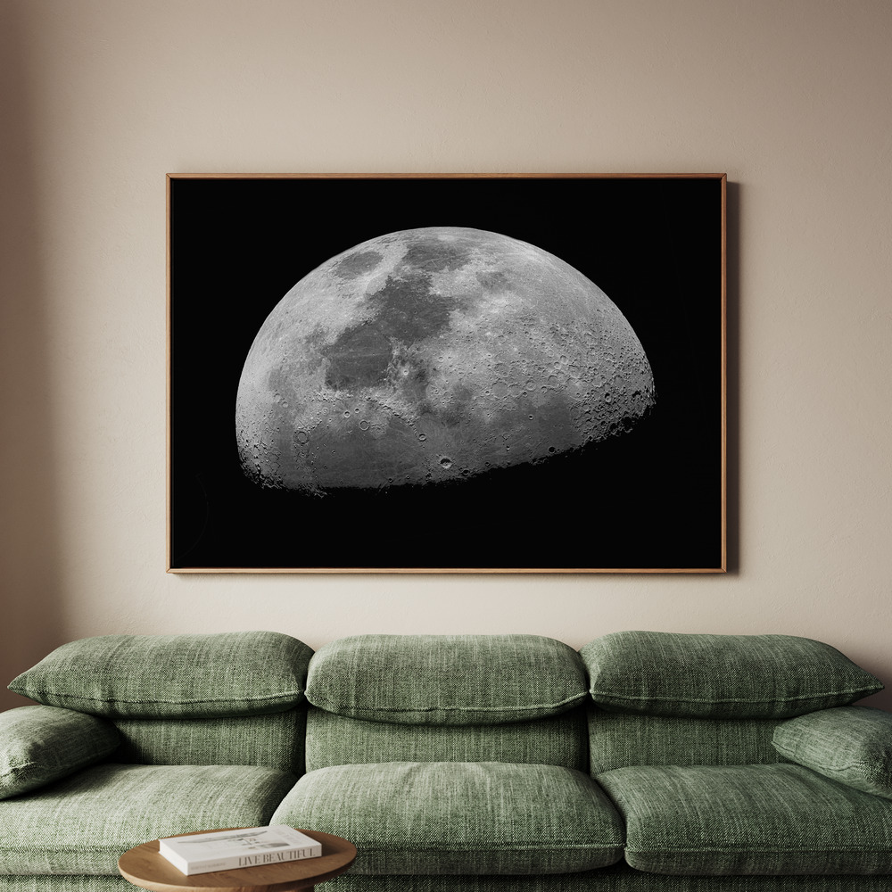 Canvastavla Oh Look At The Moon, She's Shining Up There - Tavla - 70x50