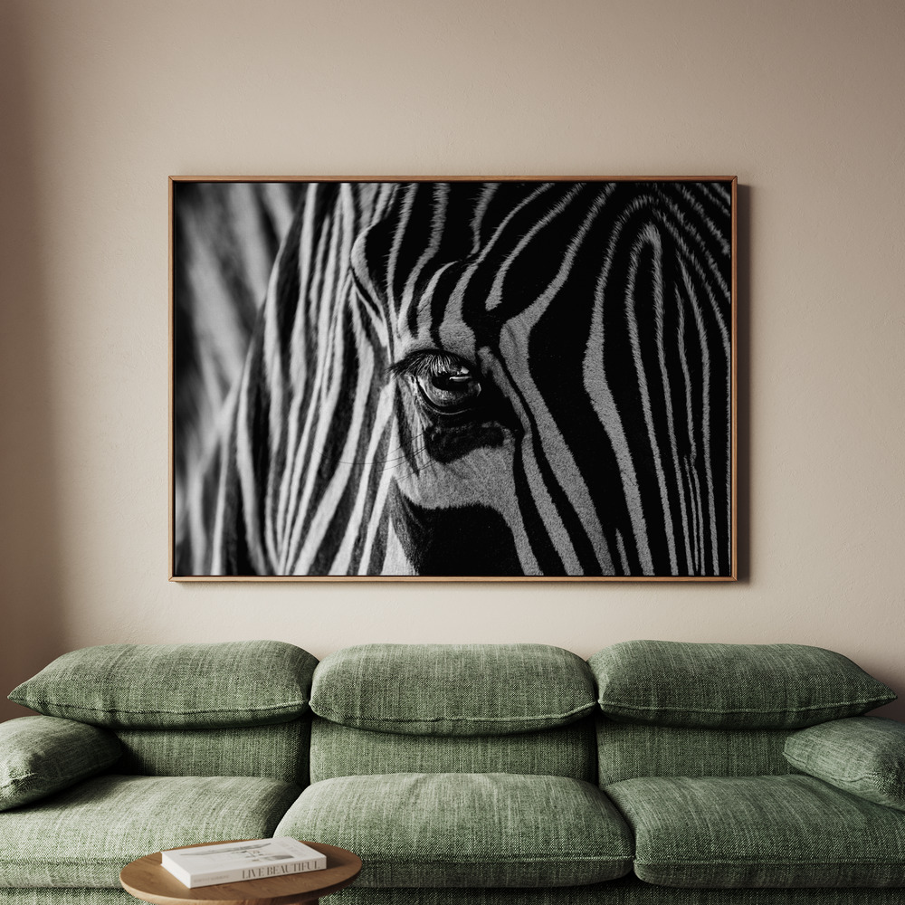 Canvastavla Abstract Zebra - Tavla - 100x70