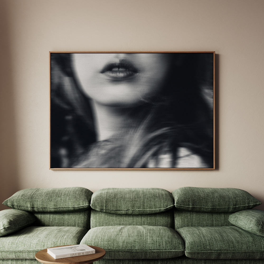Canvastavla Your lips making everything strange - Tavla - 100x70