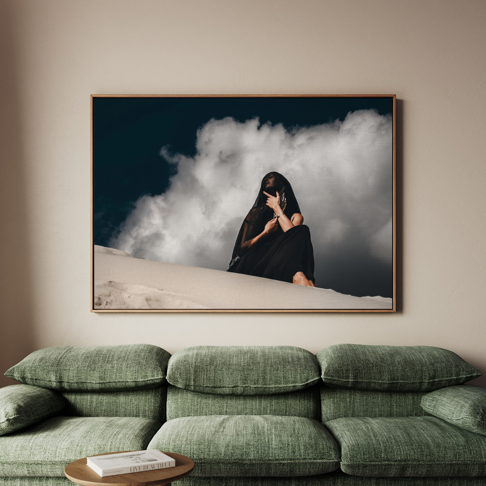 Canvastavla I talk to God, but the sky is empty - Tavla - 100x70