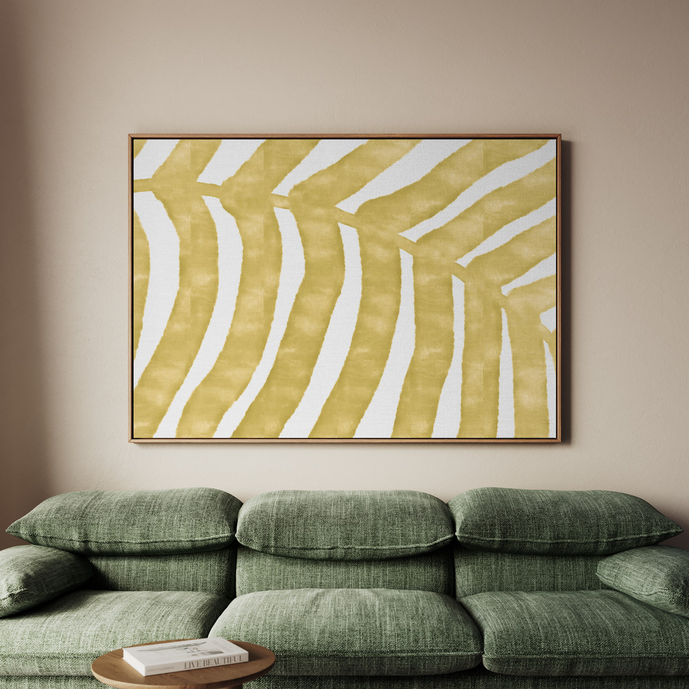 Canvastavla LEAF YELLOW - Tavla - 100x70