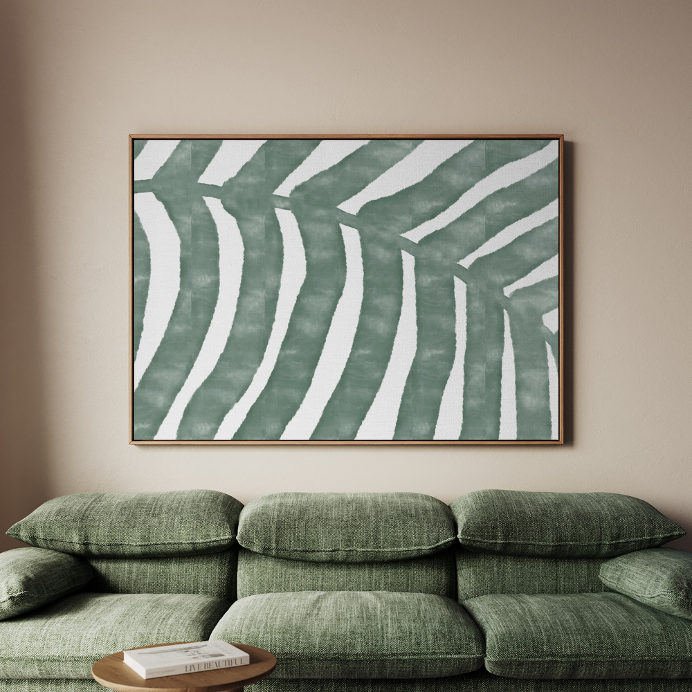 Canvastavla LEAF GREEN - Tavla - 100x70