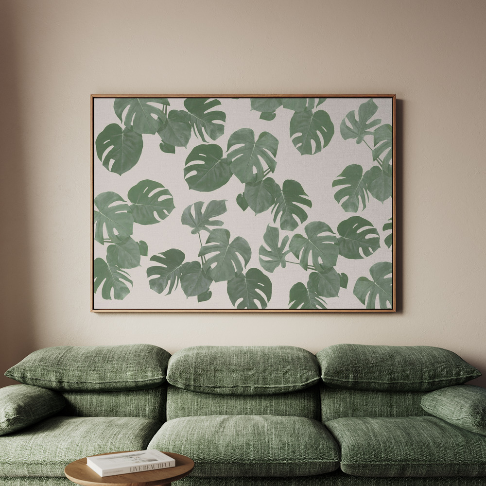 Canvastavla Monstera Leaves - Tavla - 100x70