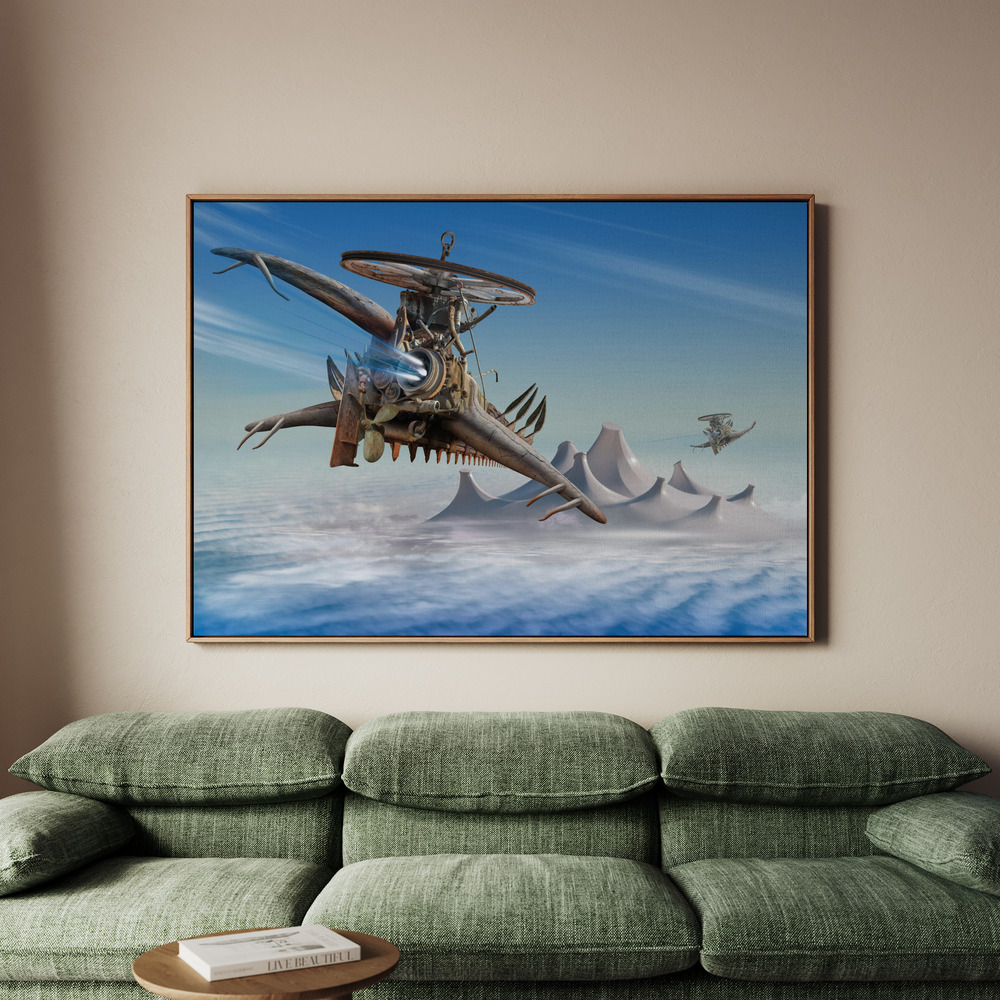 Canvastavla Air Pursuit - Tavla - 100x70